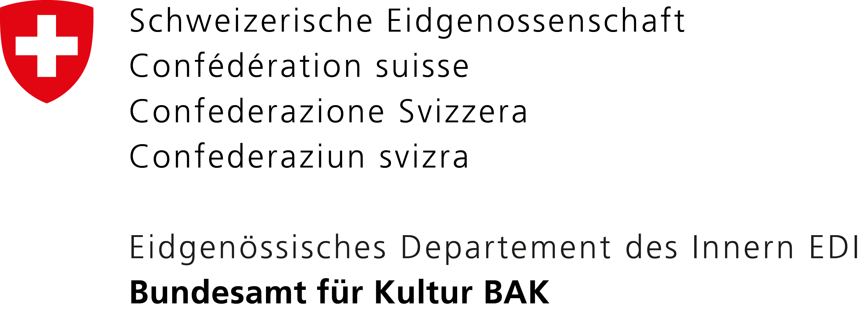 Schweizerische Eidgenossenschaft, Bundesamt für Kultur BAK